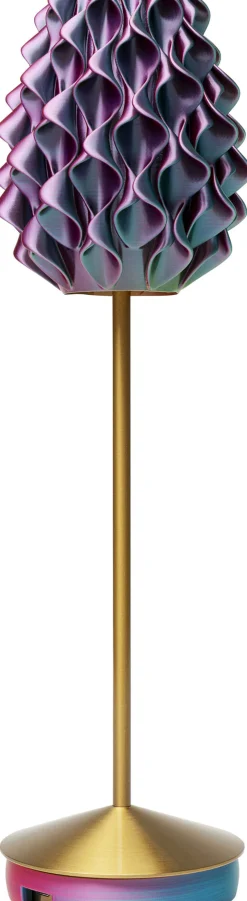 KARE Tischleuchte Swirl Gold Sunset Clearance