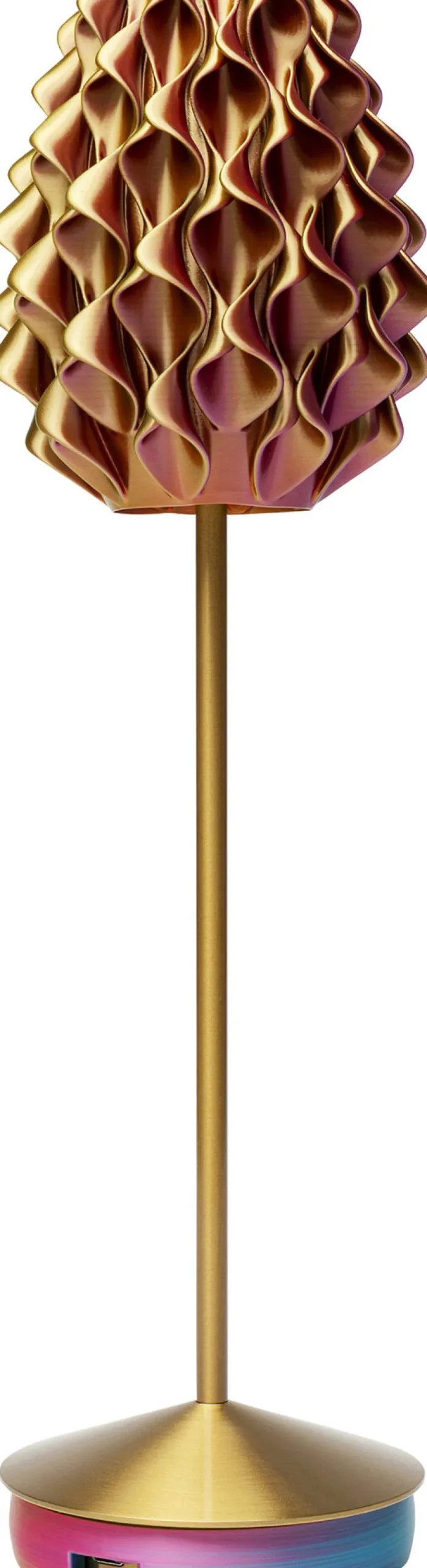 KARE Tischleuchte Swirl Gold Sunset Clearance