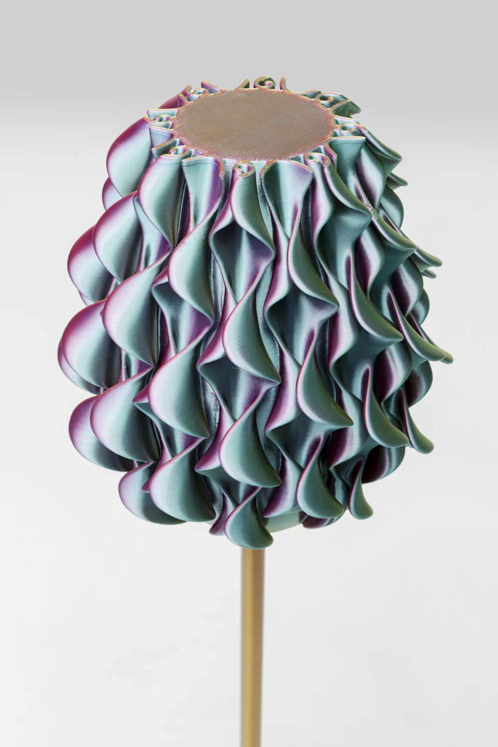KARE Tischleuchte Swirl Gold Sunset Clearance