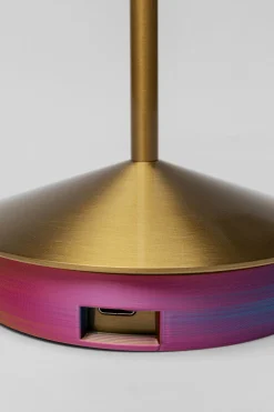 KARE Tischleuchte Swirl Gold Sunset Clearance