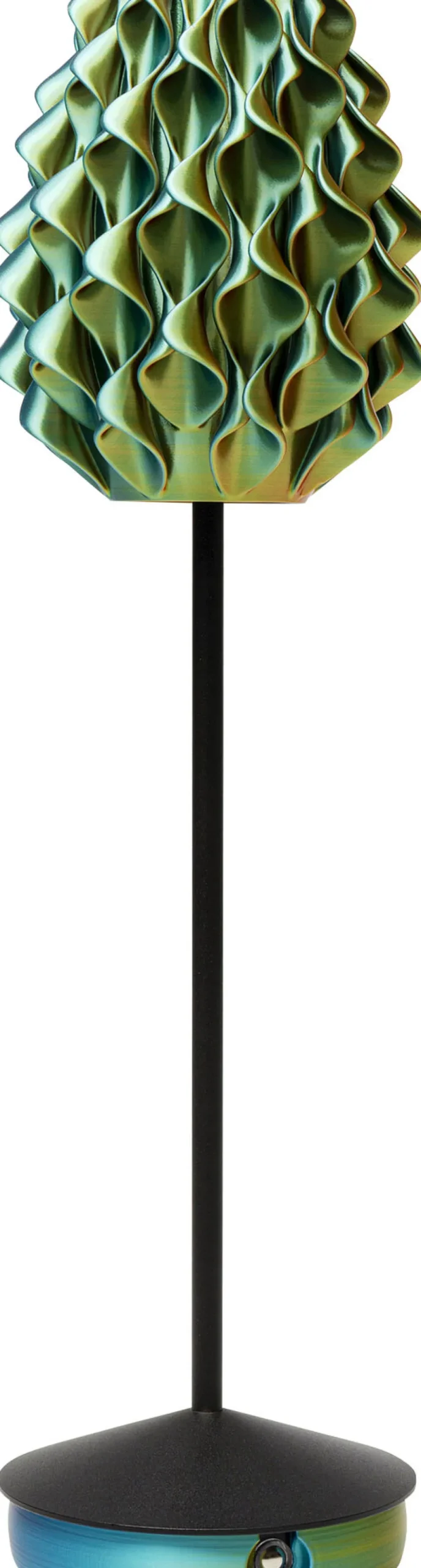 KARE Tischleuchte Swirl Schwarz Sunset Discount