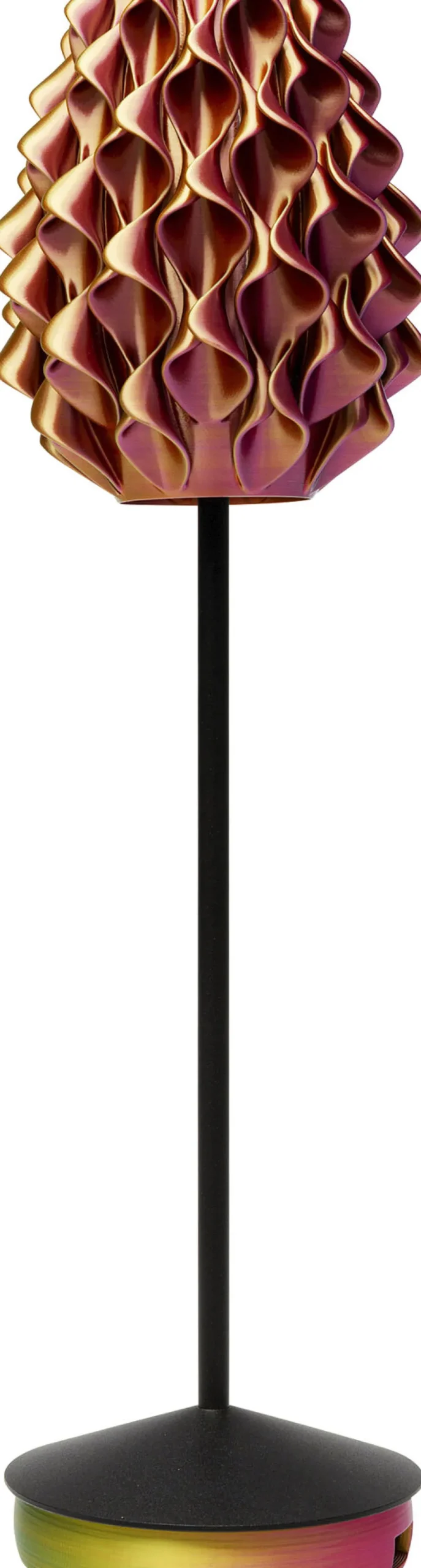 KARE Tischleuchte Swirl Schwarz Sunset Discount