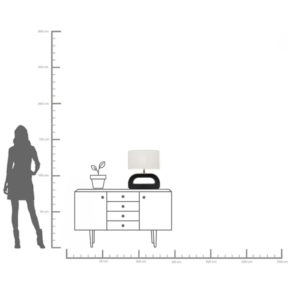 KARE Tischleuchte Tube 52cm Discount