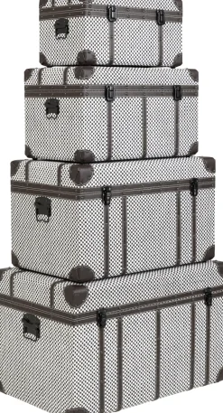 KARE Truhe Espresso (4/Set) Clearance