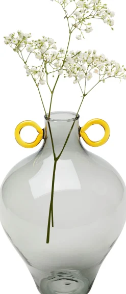 KARE Vase Amore Handle Grau 23cm Best