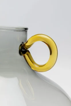 KARE Vase Amore Handle Grau 23cm Best