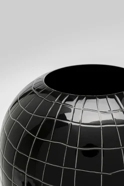 KARE Vase Black Mesh 26cm New