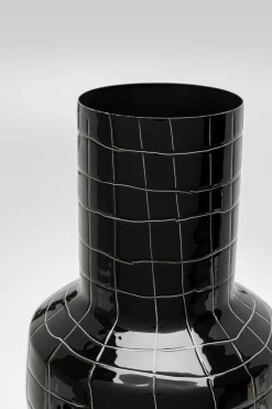 KARE Vase Black Mesh 42cm Outlet
