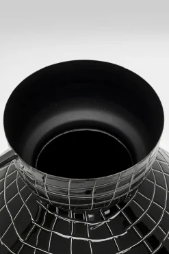 KARE Vase Black Mesh Handle 29cm
