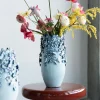KARE Vase Butterflies Lightblue 50cm Discount