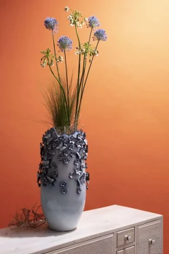 KARE Vase Butterflies Lightblue 50cm Discount