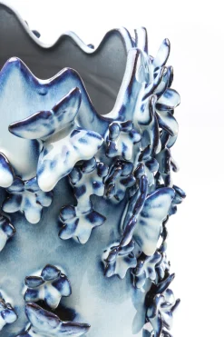 KARE Vase Butterflies Lightblue 50cm Discount