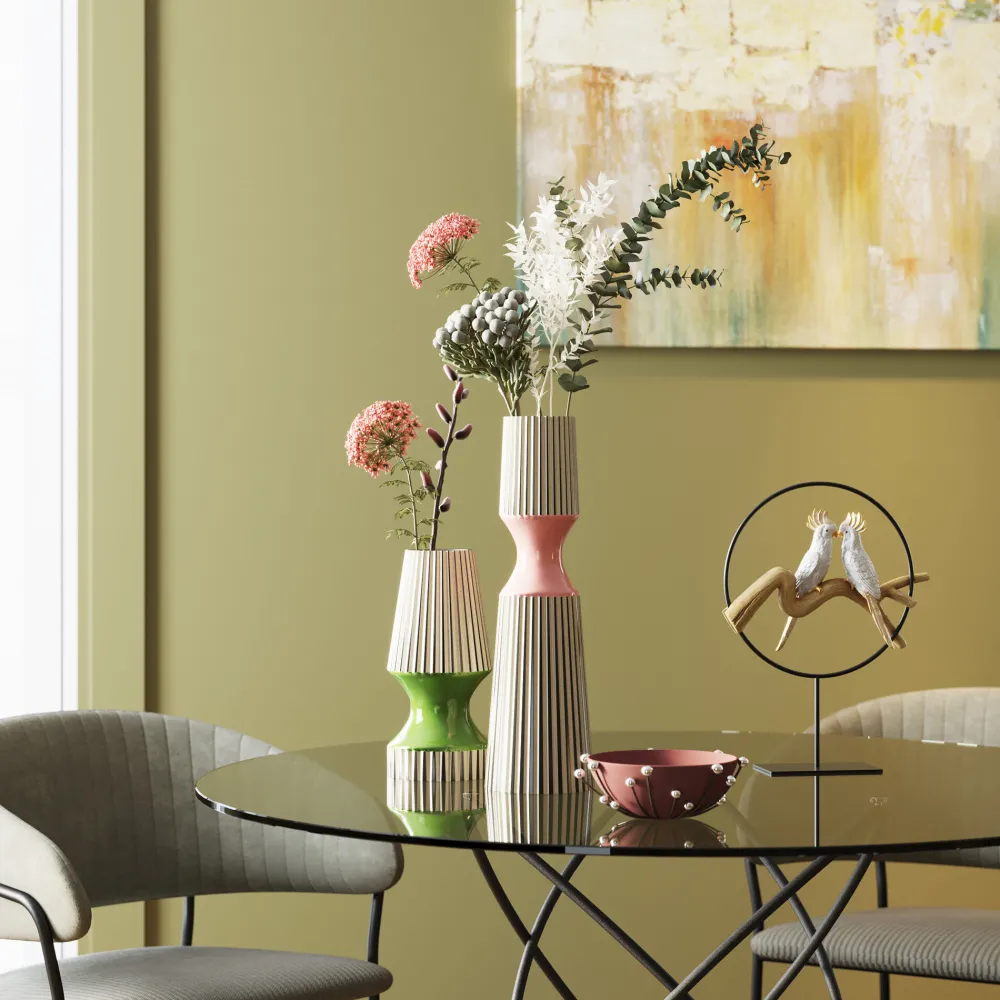 KARE Vase Calabria Rosa 41cm Best