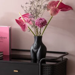 KARE Vase Donna Schwarz 22cm Online