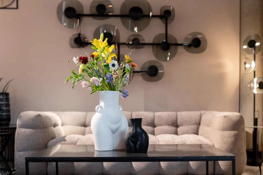 KARE Vase Donna Schwarz 22cm Online