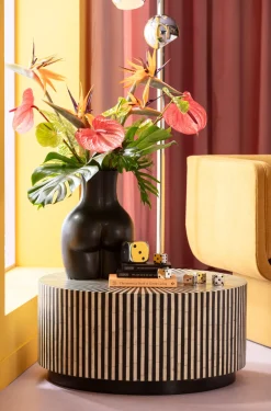 KARE Vase Donna Schwarz 40cm Discount