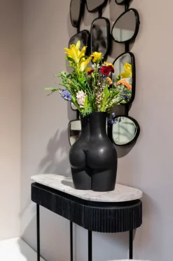 KARE Vase Donna Schwarz 40cm Discount