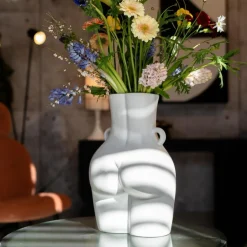 KARE Vase Donna Weiß 40cm Sale
