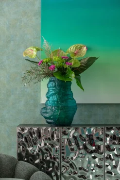 KARE Vase Enrique Türkis 47cm Clearance