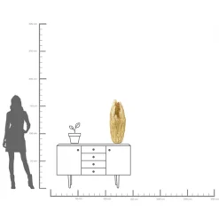 KARE Vase Feathers Gold 80 Best