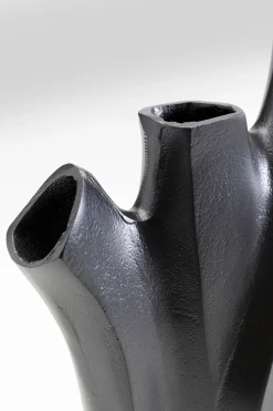 KARE Vase Flame Schwarz 29cm