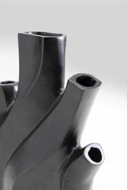 KARE Vase Flame Schwarz 25cm Best