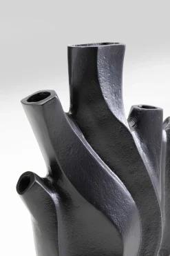 KARE Vase Flame Schwarz 25cm Best