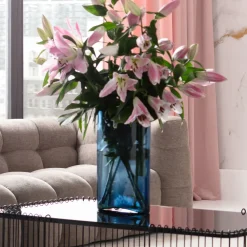 KARE Vase Grazioso Blau 40cm New