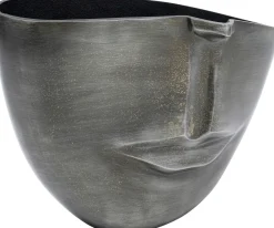 KARE Vase Half Face Anthrazit 31cm Discount