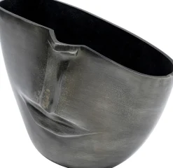 KARE Vase Half Face Anthrazit 31cm Discount