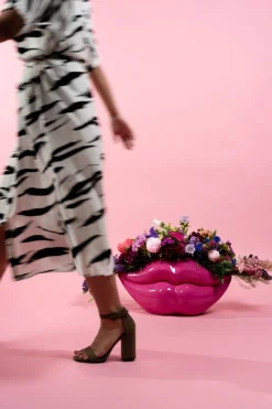 KARE Vase Lips Pink 28cm Online