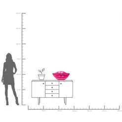 KARE Vase Lips Pink 28cm Online