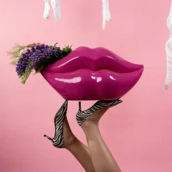 KARE Vase Lips Pink 28cm Online