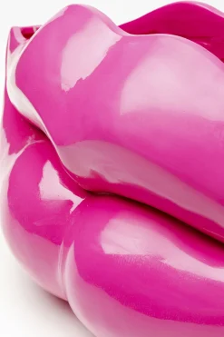 KARE Vase Lips Pink 28cm Online