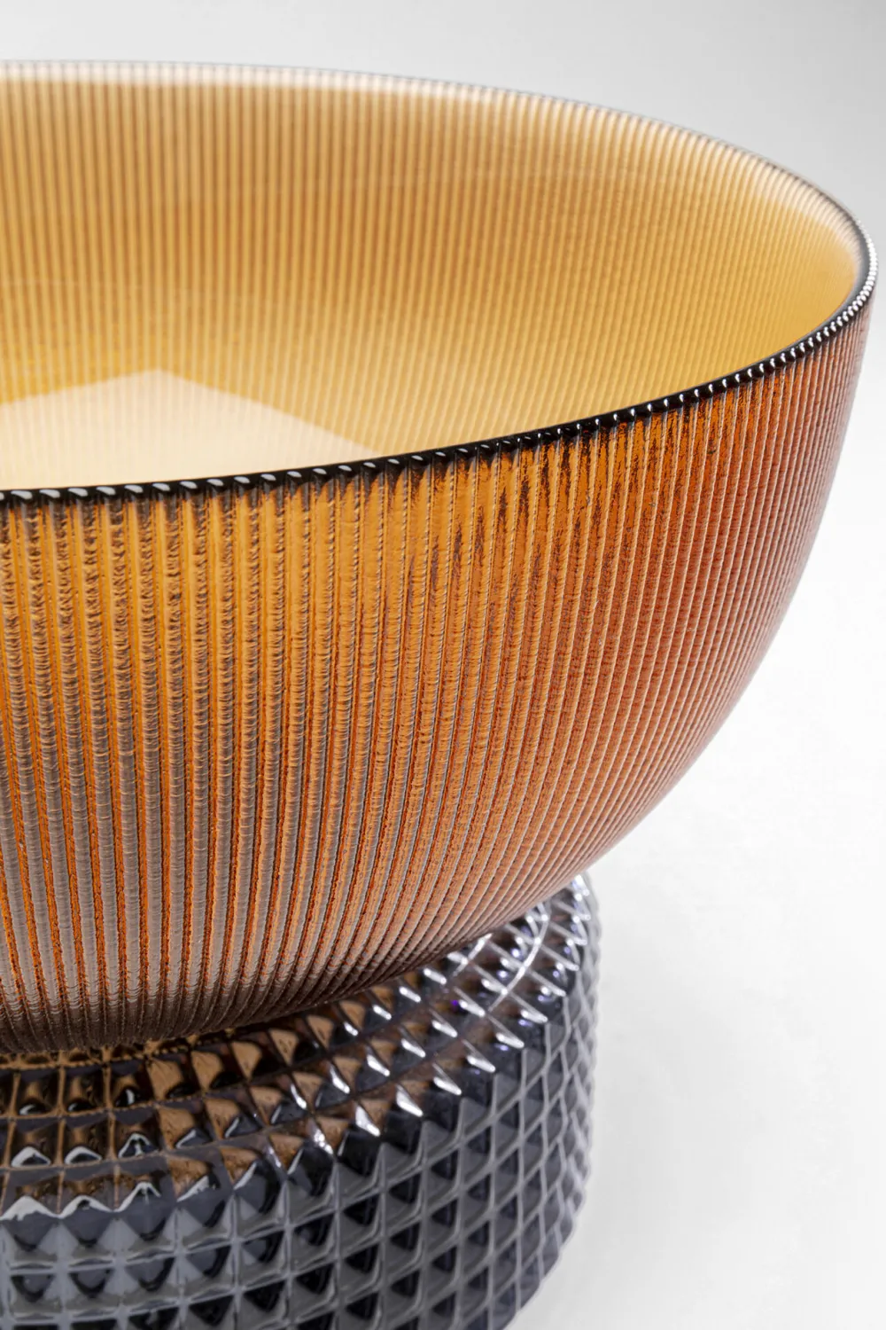KARE Vase Marvelous Duo Amber Grau 22cm Hot