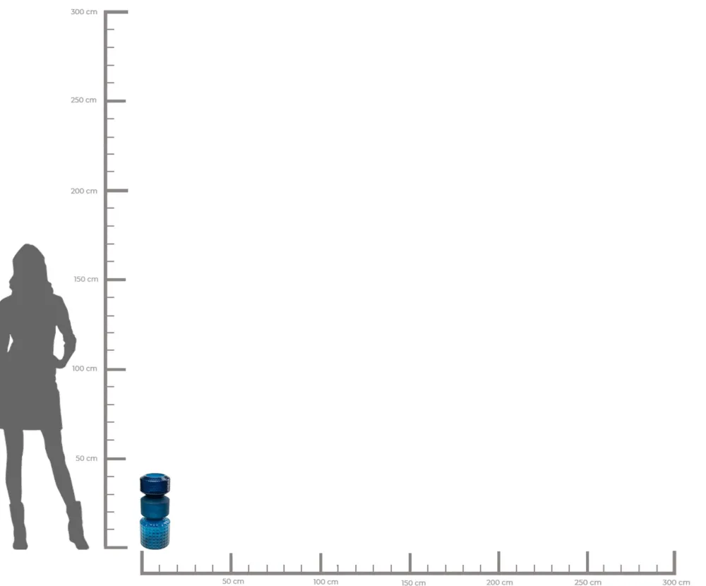 KARE Vase Marvelous Duo Blau 42cm Best