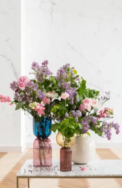 KARE Vase Marvelous Duo Blau Lila 40cm Outlet