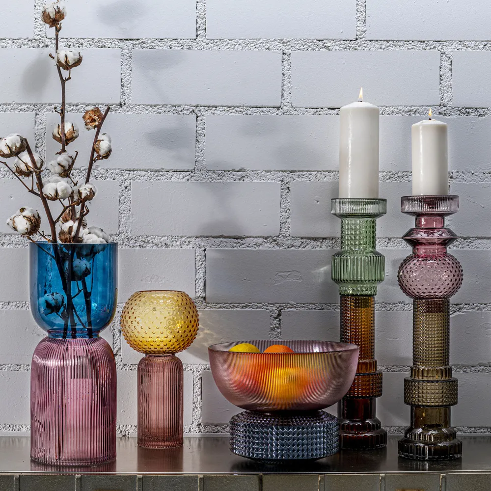 KARE Vase Marvelous Duo Gelb Lila 31cm Outlet