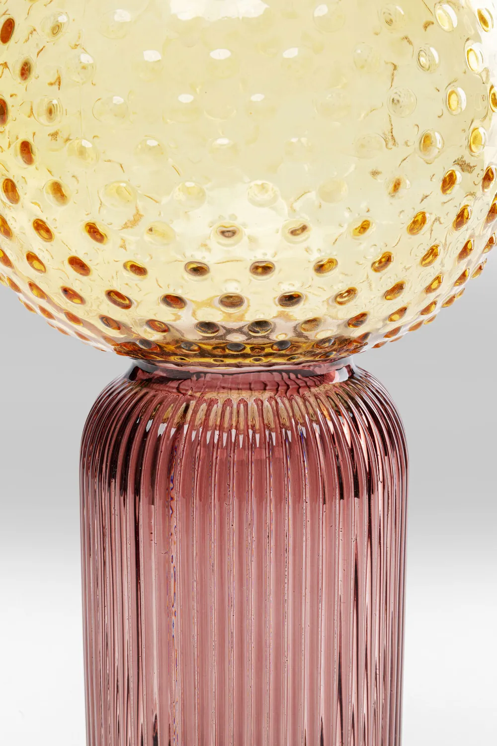 KARE Vase Marvelous Duo Gelb Lila 31cm Outlet