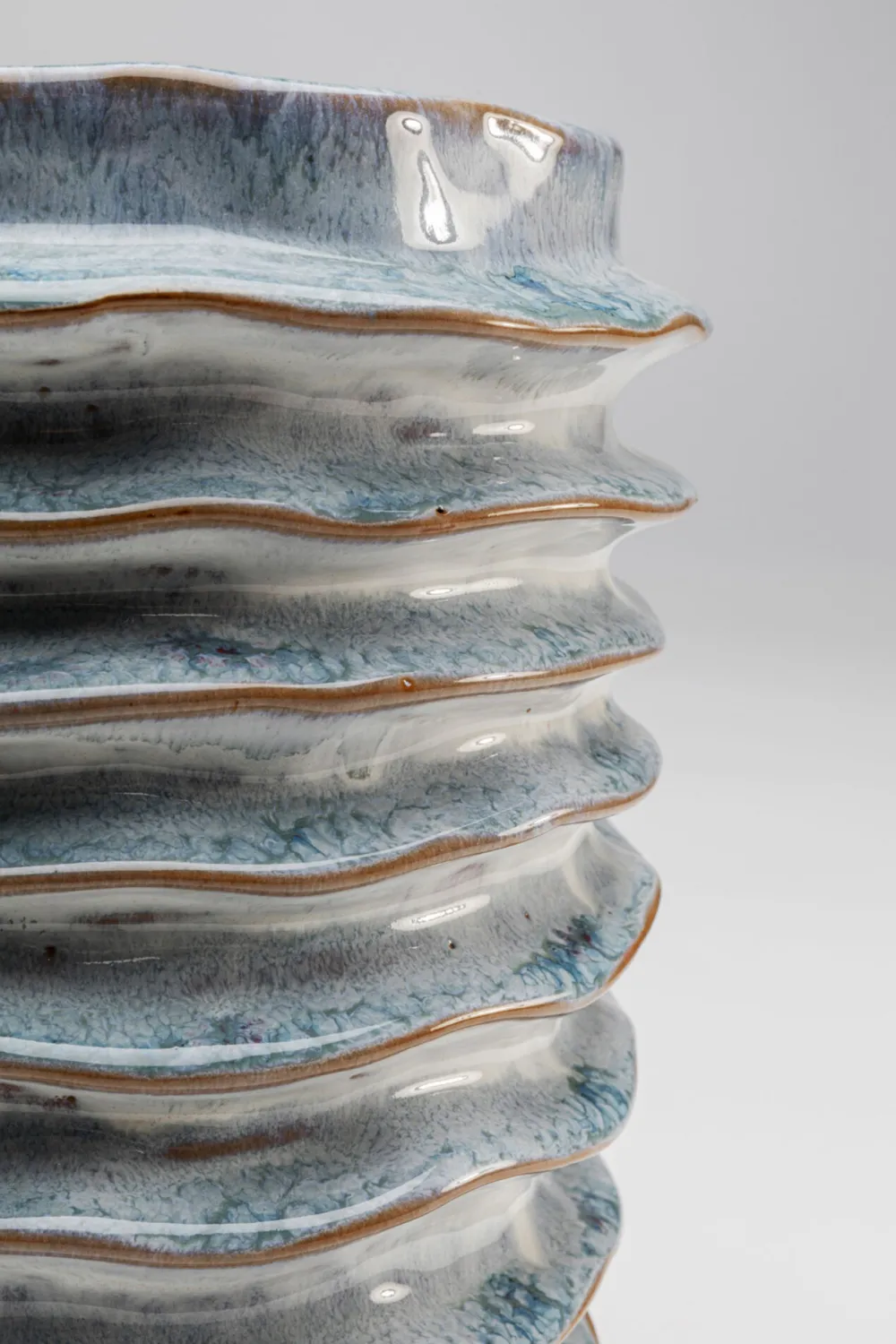 KARE Vase Mina Riffle 24cm Online