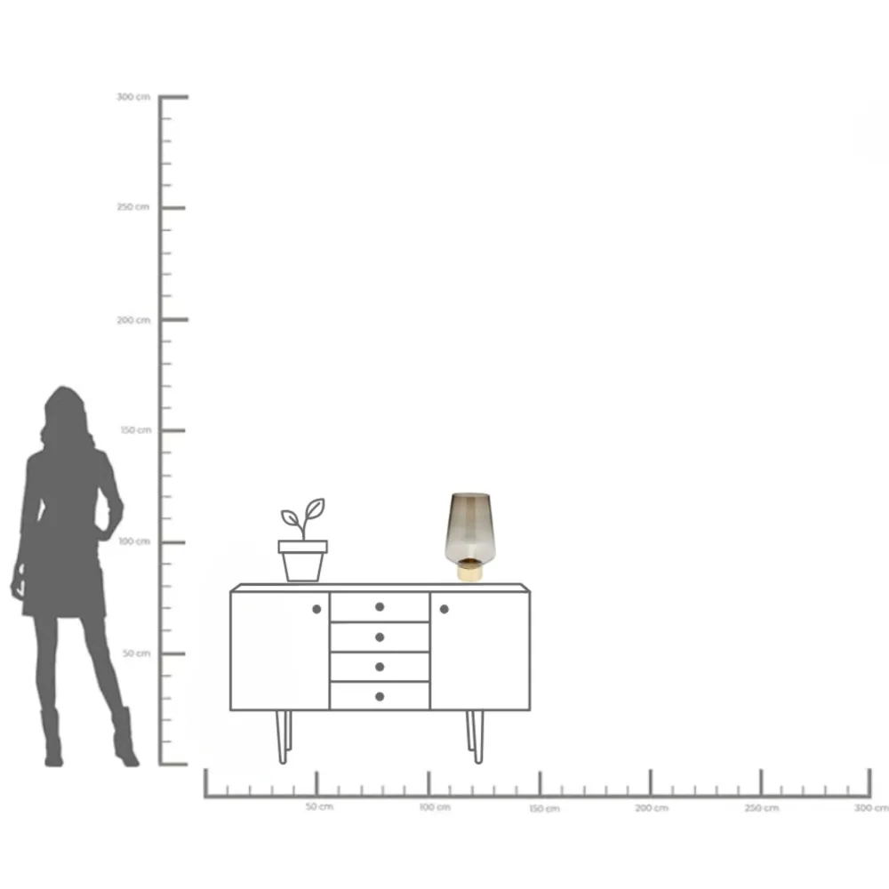 KARE Vase Noble Braun 40cm Clearance