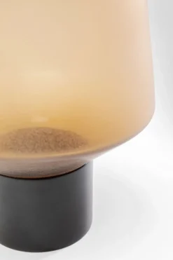 KARE Vase Noble Ring Amber Matt 26cm Hot