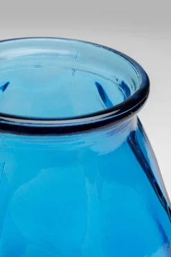 KARE Vase Origami Blau 35cm Outlet
