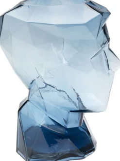 KARE Vase Prisma Face Blau 30cm Online