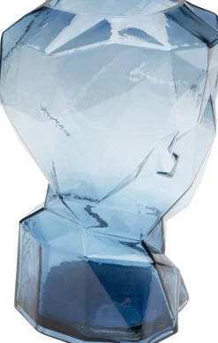 KARE Vase Prisma Face Blau 30cm Online