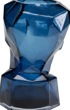 KARE Vase Prisma Face Blau 30cm Online
