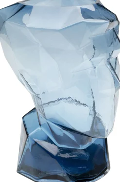 KARE Vase Prisma Face Blau 30cm Online