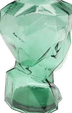 KARE Vase Prisma Face Grün 30cm Outlet