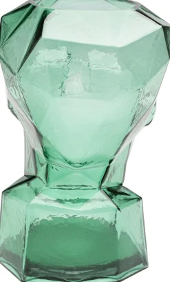 KARE Vase Prisma Face Grün 30cm Outlet