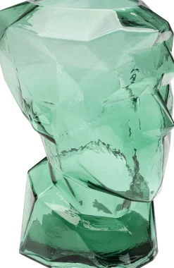 KARE Vase Prisma Face Grün 30cm Outlet
